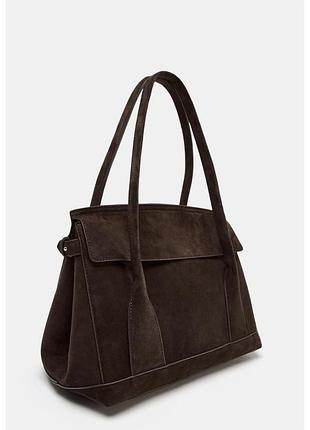 Сумка замша zara