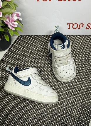 Оригінальні кросівки дитячі nike force липучка