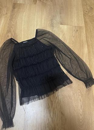 Блузка zara дл дівчинки 10 років