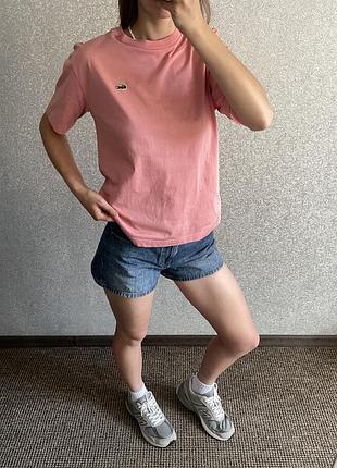 Lacoste футболка рожева жіноча