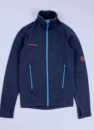 Чоловіча флісова кофта фліска на замок mammut polartec