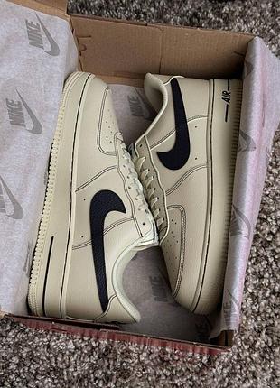 Жіночі кросівки nike air force 1 low w beige black