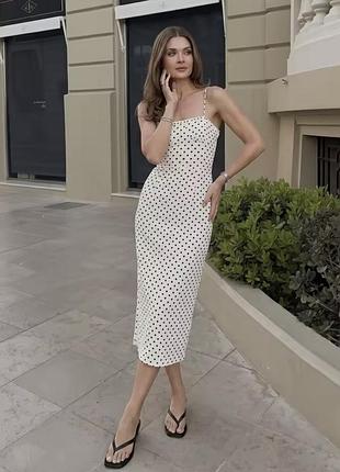 Сукня в горошок zara