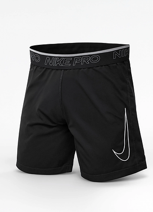 Оригинальные компрессионные шорты nike pro dri-fit (размер l) тайтсы / термошорты