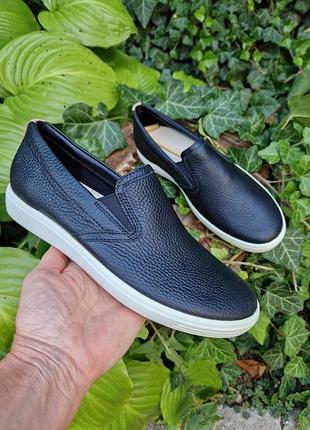 Слипоны мокасины ecco soft (470493) / размер 38, 39 оригинал