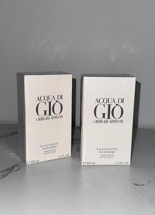 Чоловічі парфуми giorgio armani acqua di gio pour homme 100 мл духи армані шлейфові
