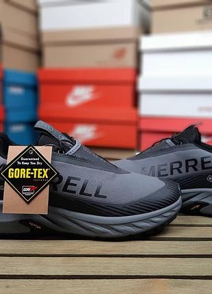 Merrell agility peak 559x gore-tex серые термо кроссовки мужские зимние кроссовки мереллы мерол