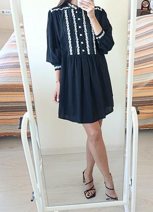 Муслінова сукня з вишивкою isabel marant