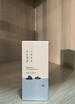 Зволожуюча сироватка для чутливої шкіри round lab
1025 dokdo ampoule, 45 г