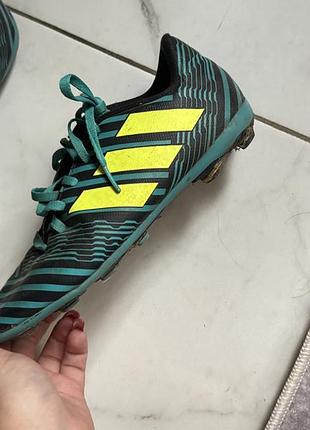 Adidas nemeziz 17.4 fg ⚽️ стан б/у, є сліди носіння та зношення шипів, але повністю придатні для гри. розмір вказаний на етикетці., можливий торг.
