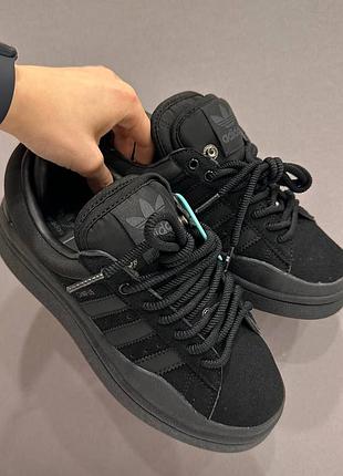 Замшевые кроссовки adidas campus black