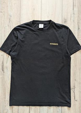 Футболка хлопковая vetements унисекс размер xl
