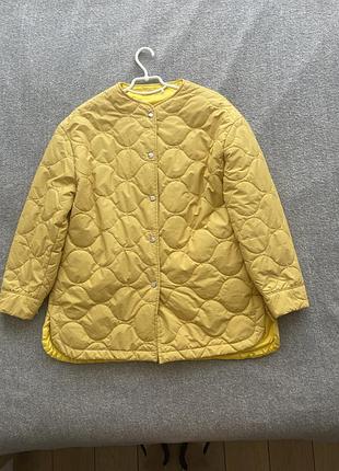 Куртка оверсайз жовта fabric 17