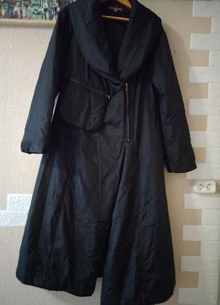 Красиве оригінального крою пальто. р. l xl