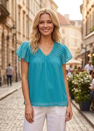 Віскозна блуза топ massimo dutti