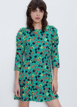 Новое платье zara вискоза