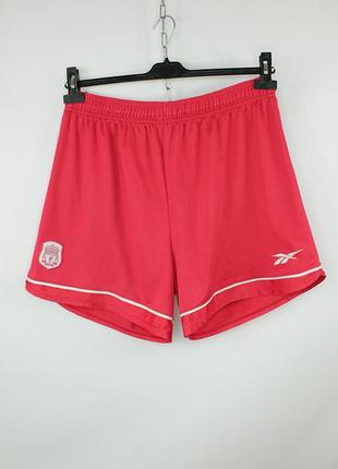 Винтажные спортивные шорты fc liverpool reebok football shorts