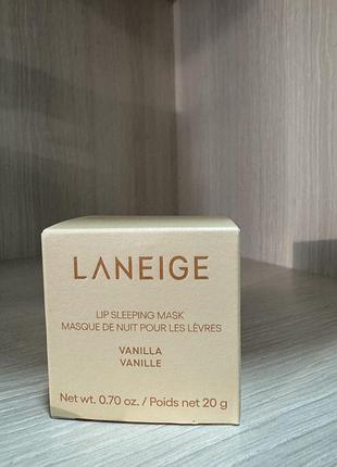 Нічна маска для губ laneige lip sleeping mask ex vanilla 20 г