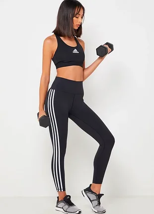 Спортивні легінси adidas women's training believe this 2.0 3-stripes 7/8 tights