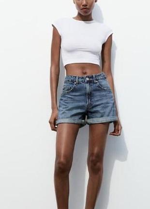 Джинсові шорти zara  в наявності розмір 38,