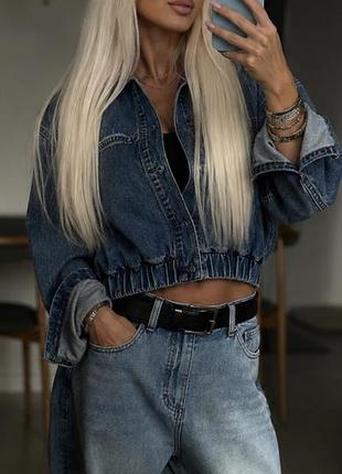 Куртка женская zara джинсовая