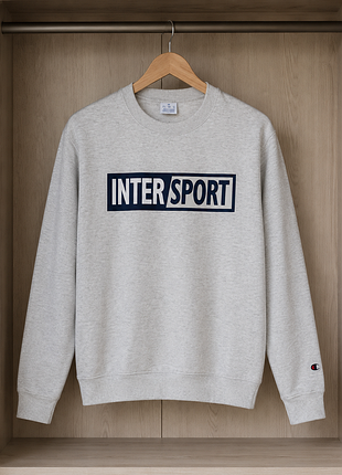 Champion eco authentic свитшот intersport, оригинал, размер m, подойдет на l