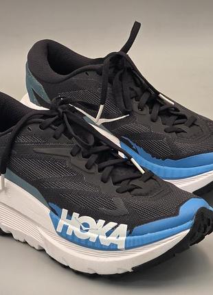Кроссовки hoka mafate x (black/skyward blue) - оригинал