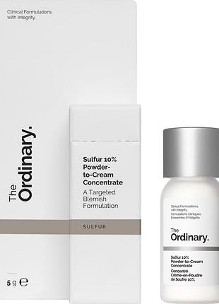 Концентрированная пудра-крем с 10% коллоидной серой the ordinary sulfur 10% powder-to-cream concentrate