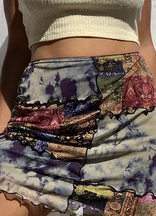 Юбка мини urban outfitters стиль 90-х