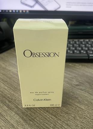 Оригінальна парфумована вода calvin klein obsession для жінок, 100 мл