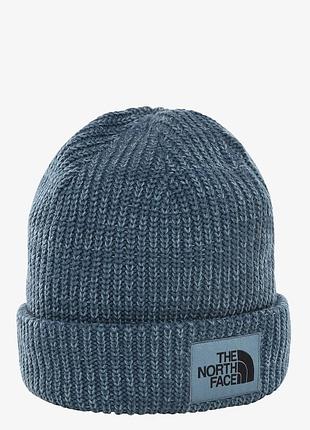 Оригінальна шапка чоловіча čiapka the north face salty dog beanie blue wing teal\bluestone