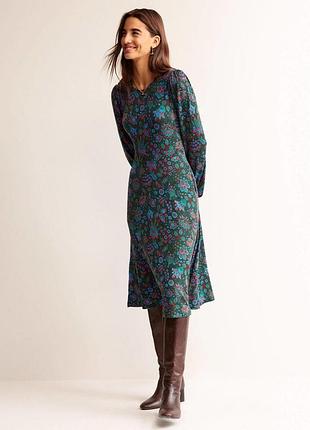 Вискозное миди платье boden camille jersey
