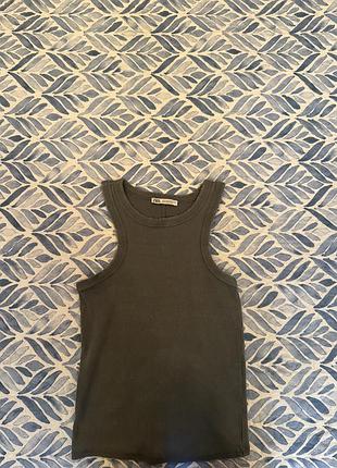Майка zara сірого кольору s
