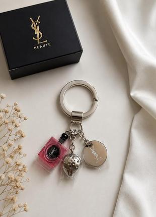 Оригінал підвіска брелок yves saint laurent black opium pink glaze