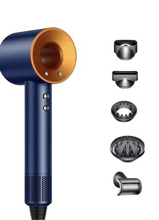 Фен-стайлер для волос energy max supersonic premium 5в1 1600 вт синий ph770blg