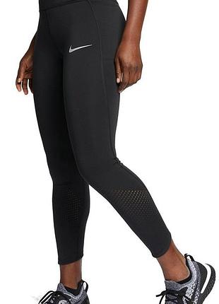 Женские беговые лосины тайтсы nike running epic luxe tights - s