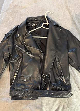 Косуха, шкіряна куртка zara
