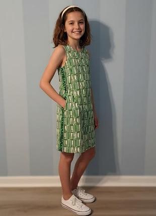 Брендовий сарафан stella mccartney kids (оригінал), щільний котон.