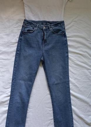 Джинсы скинни h&amp;m super skinny high waist 👖 с высокой талией (m / l / eur 40)
