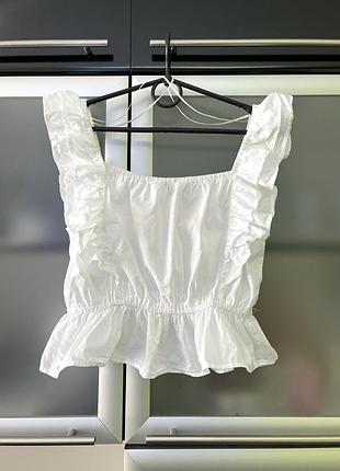 H&m. котонова блузка-майка для дівчинки 2