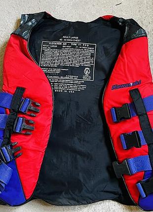 Страхувальний жилет kawasaki jet ski (розмір l, made in usa)
