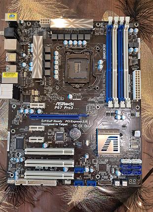 Материнская плата asrock p67 pro3
