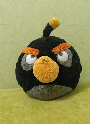 М'яка іграшка angry birds бомба оригінал чорна пташка