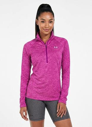 Спортивний рашгард лонгслів under armour tech 1/2 zip оригінал