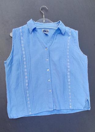 Стильна блузочка з льону uniti casual