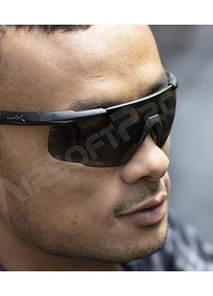 Оригинальные тактические очки wiley x saber advanced - grey matte black (302)