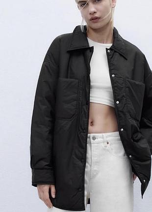 Куртка сорочка zara
