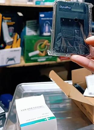 Компактний usb зарядний пристрій durapro з lcd-дисплеєм для фотоакумуляторів sony np-bx1 (підходить для камер серії sony cyber-shot rx100, hx9