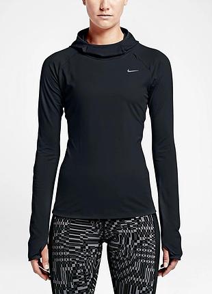 Спортивна кофта nike dri-fit running / худі з капюшоном-балаклавою