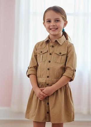 Дытое платье-рубашка polo ralph lauren в стиле сафари.